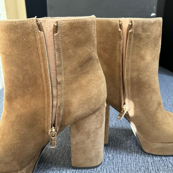 Coach Women’s Iona Suede Block Heel Booties - Picture 10 of 16